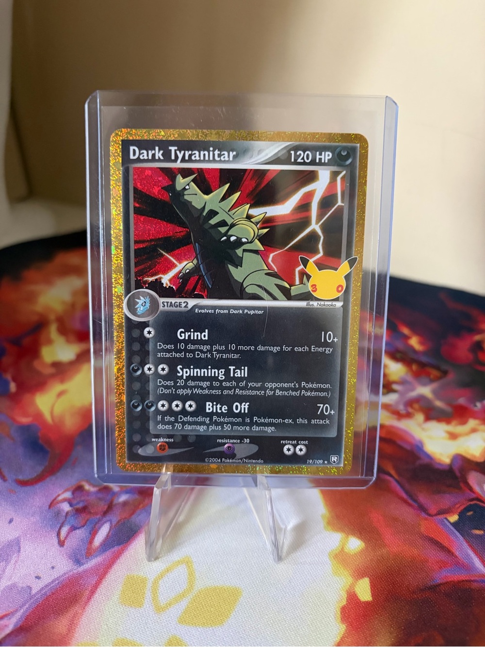Dark Tyranitar Pokémon 30th Trading Card Classic Collection